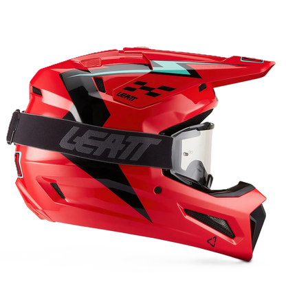 Leatt Moto 3.5 Jr Helmet and 2.5 Goggles (Red V27)
