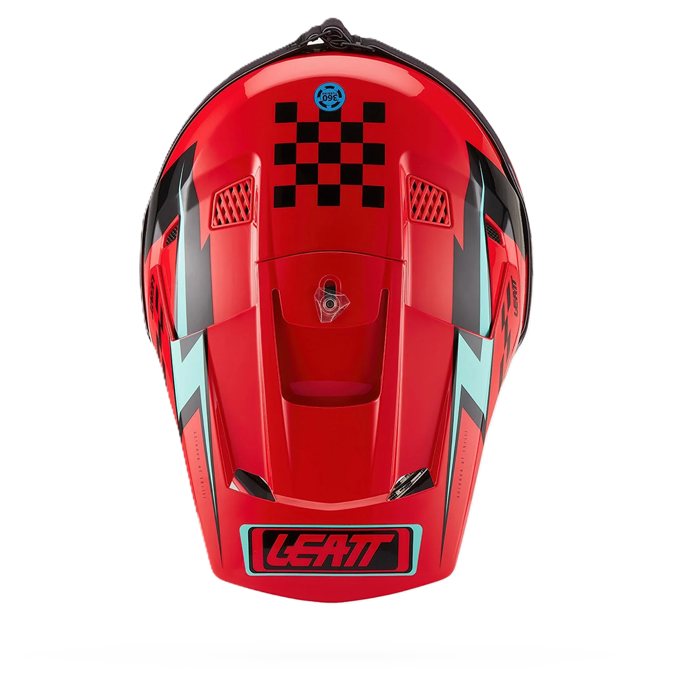 Leatt Moto 3.5 Jr Helmet and 2.5 Goggles (Red V27)