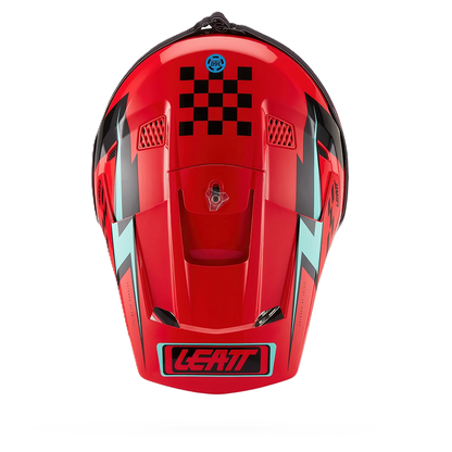 Leatt Moto 3.5 Jr Helmet and 2.5 Goggles (Red V27)