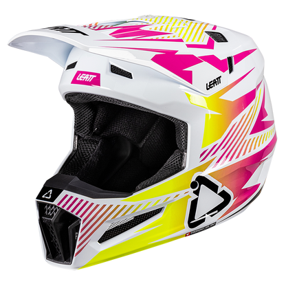 Leatt Moto 3.5 Helmet and 3.5 Goggles (Pink V26)