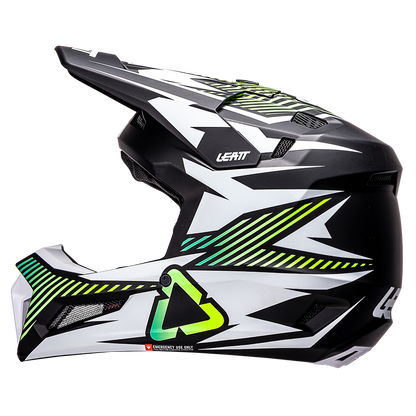 Leatt Moto 3.5 Helmet and 3.5 Goggles (Teal V26) Matt