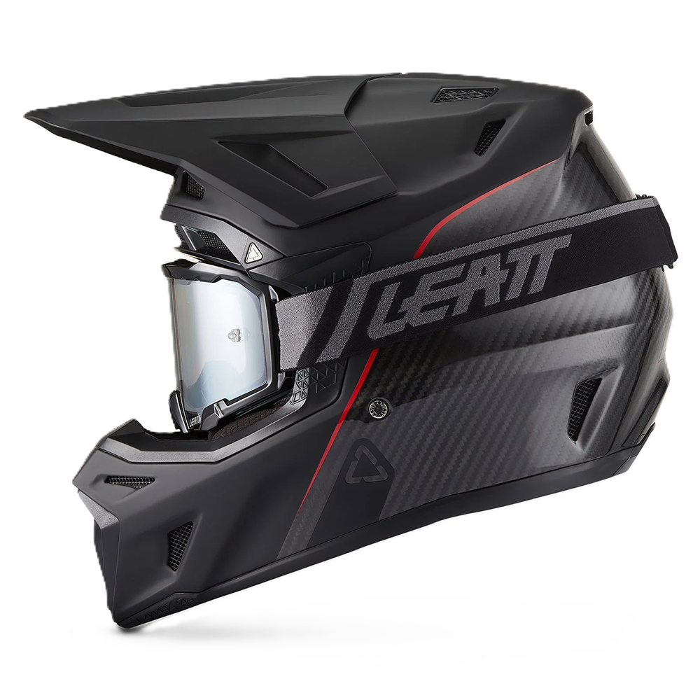 Leatt Moto 9.5 Helmet and 6.5 Goggles (Carbon V27)