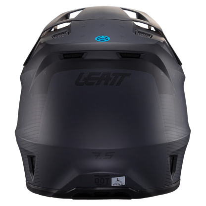 Leatt Moto 7.5 Helmet and 4.5 Goggles ( Matt Black )