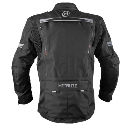 Metalize Mens 440 V2 Adventure Jacket (Black)