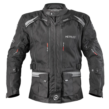 Metalize Mens 440 V2 Adventure Jacket (Black)