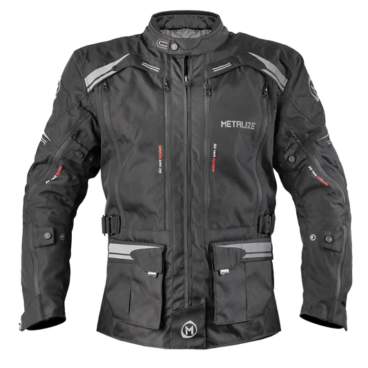 Metalize Mens 440 V2 Adventure Jacket (Black)