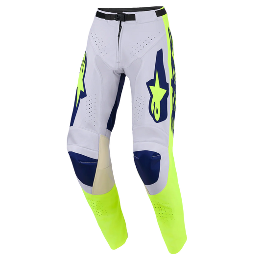 Alpinestars Racer Air Riway Pants (Light Gray/Flo Yellow/Blue)