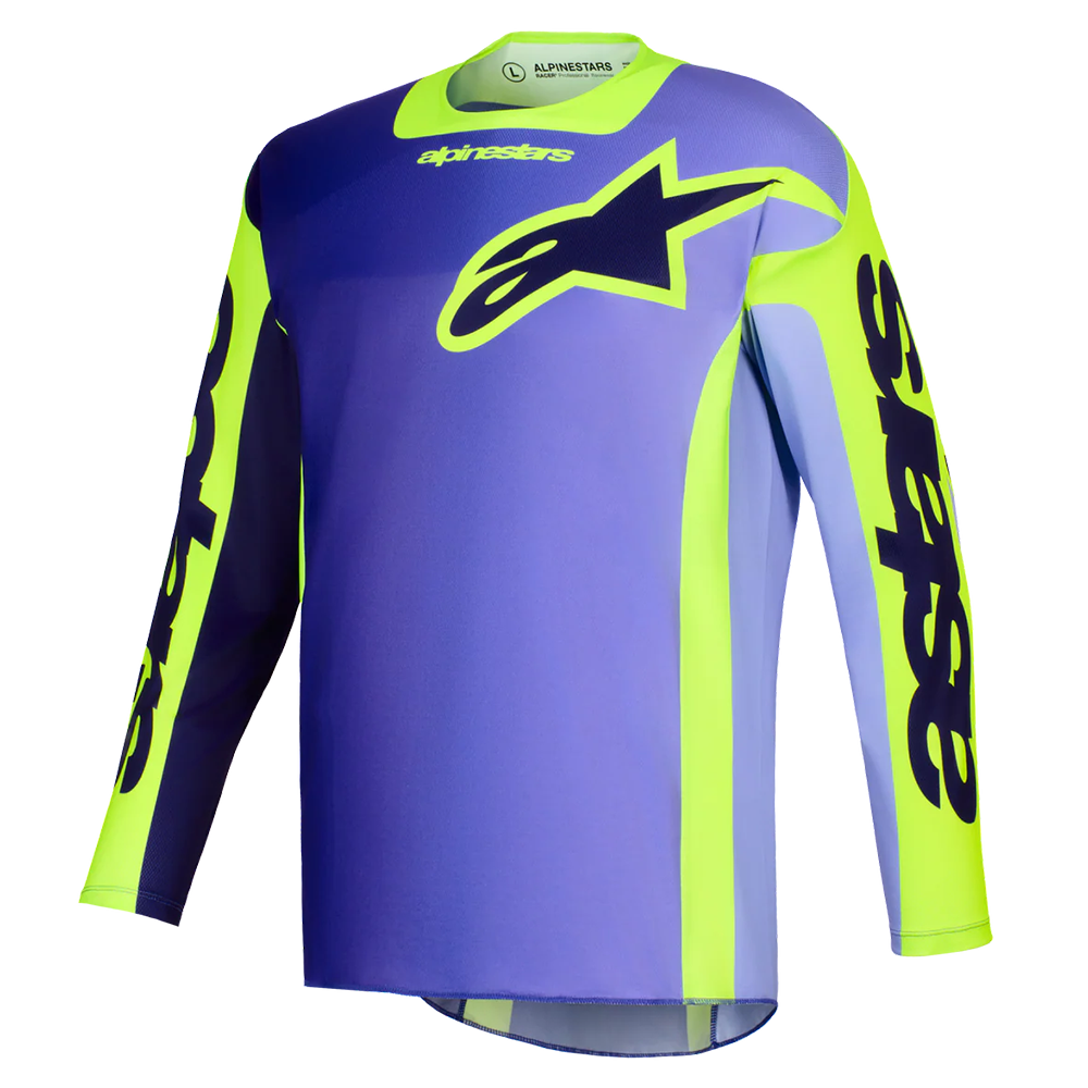 Alpinestars Racer Portl Jersey (Purple/Flo Yellow)