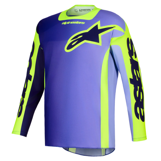 Alpinestars Racer Portl Jersey (Purple/Flo Yellow)