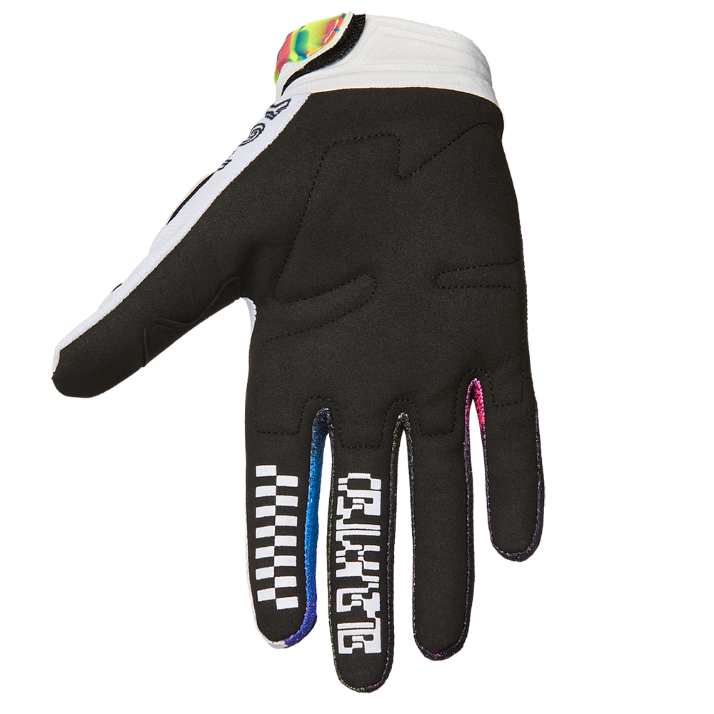Fox 180 Image Cosmos Gloves (White Black)