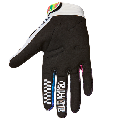 Fox 180 Image Cosmos Gloves (White Black)