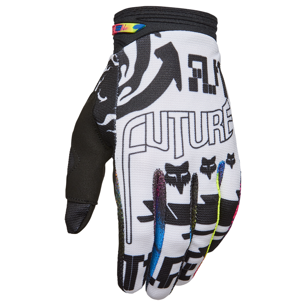 Fox 180 Image Cosmos Gloves (White Black)