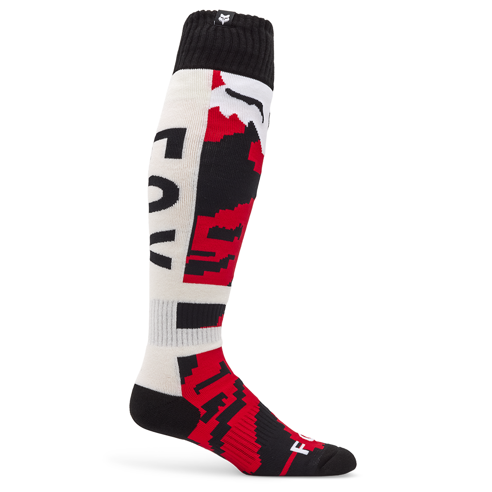 Fox 180 Kairos Socks (White Flo Red)