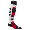 Fox 180 Kairos Socks (White Flo Red)