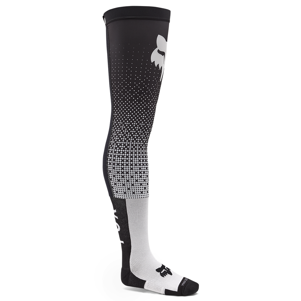 Fox Flexair Fracture Knee Brace Socks (White Black)