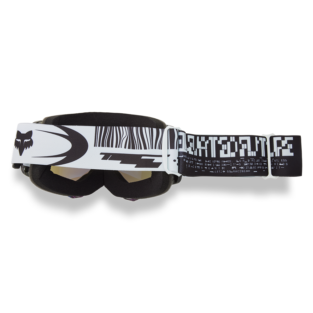 Fox Main Image Cosmo Goggles - Spark Mirror Lens (White Black)