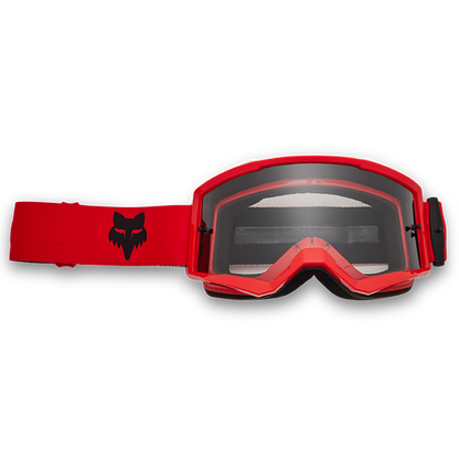Fox Main Core Goggles - Clear Lens (Flo Red)
