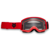 Fox Main Core Goggles - Clear Lens (Flo Red)