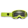 Fox Main Core Goggles - Clear Lens (Flo Yellow)