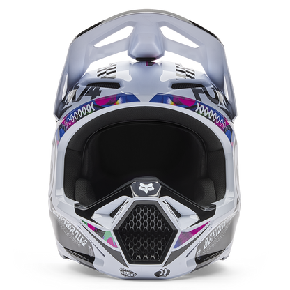 Fox V1 Cosmo Helmet - (White Black)