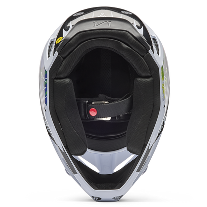 Fox V1 Cosmo Helmet - (White Black)