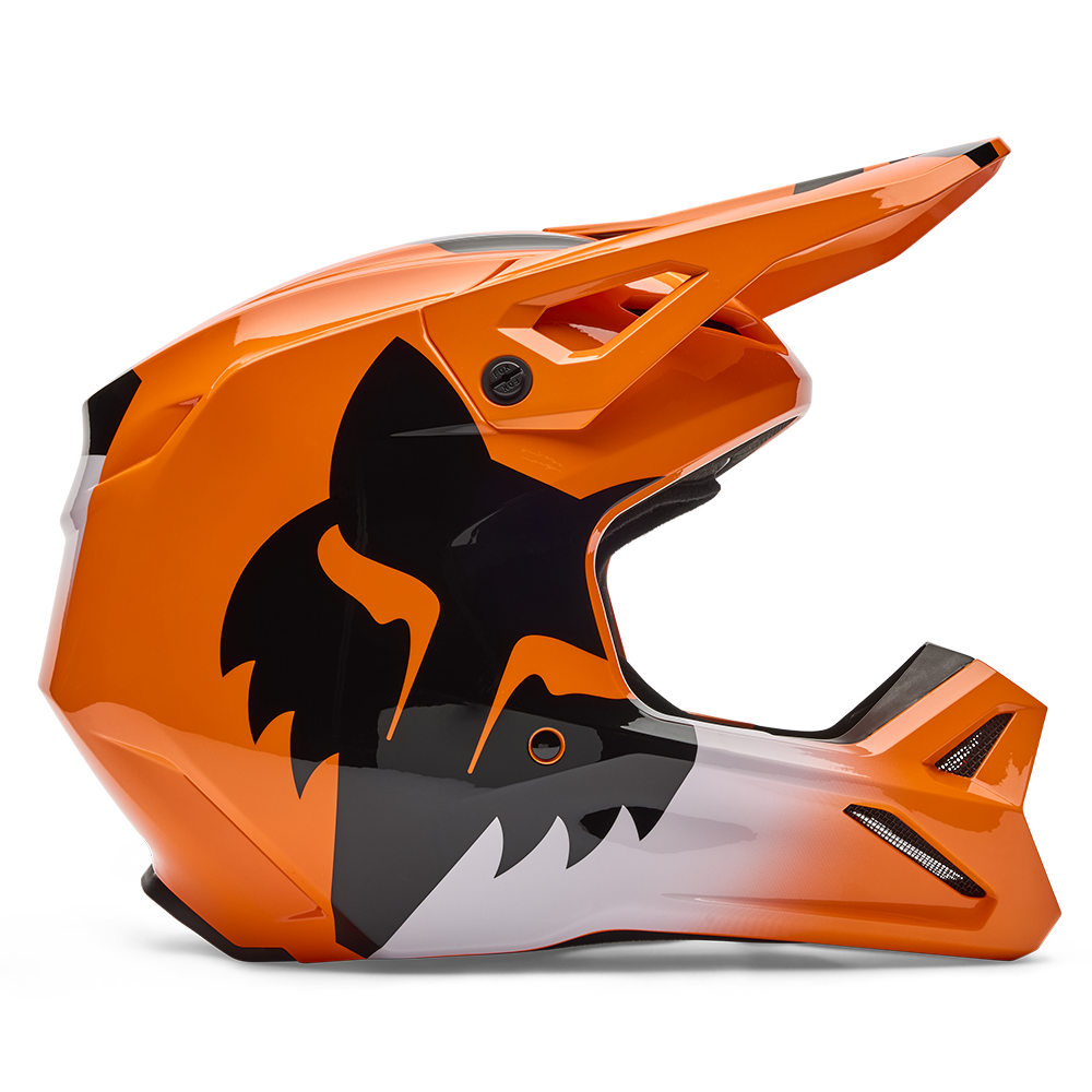Fox V1 Shield Helmet - (Flo Orange)