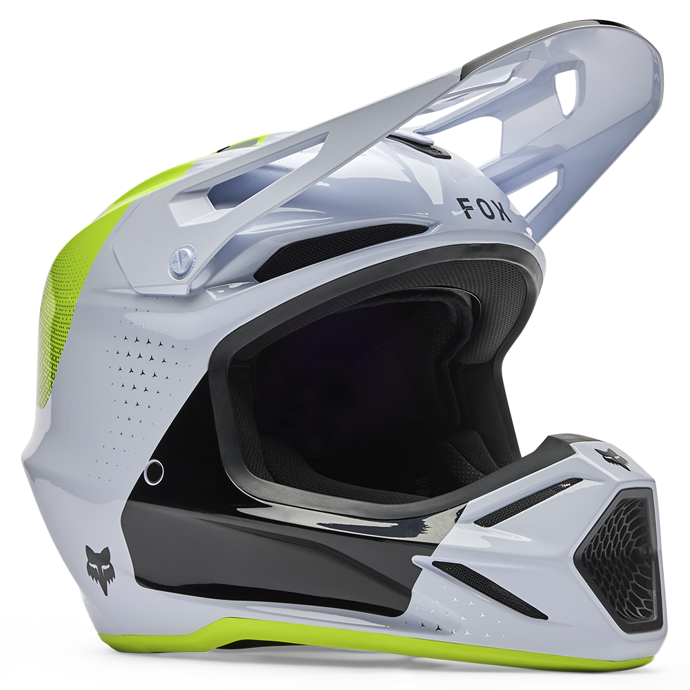 Fox V3 Tine Helmet - (White)