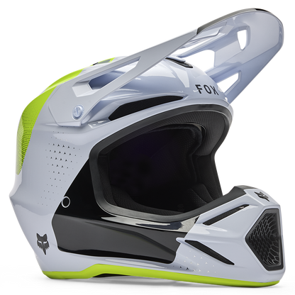 Fox V3 Tine Helmet - (White)