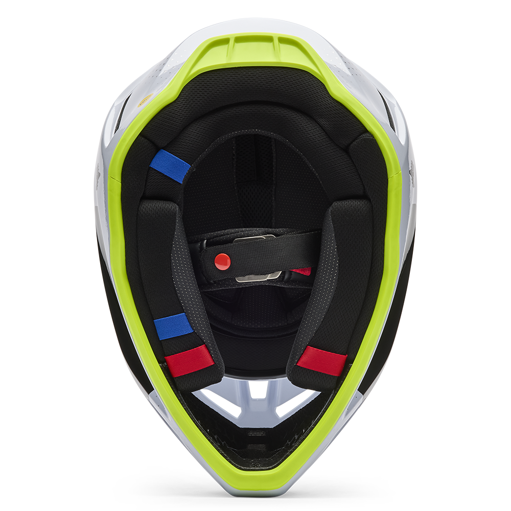 Fox V3 Tine Helmet - (White)