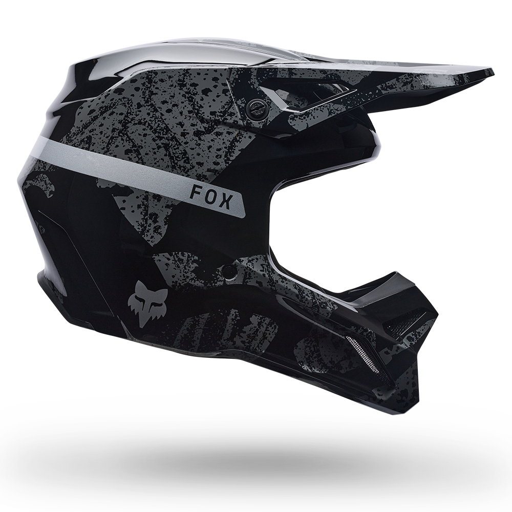 Fox V1 BNKR Helmet - (Black Camo)