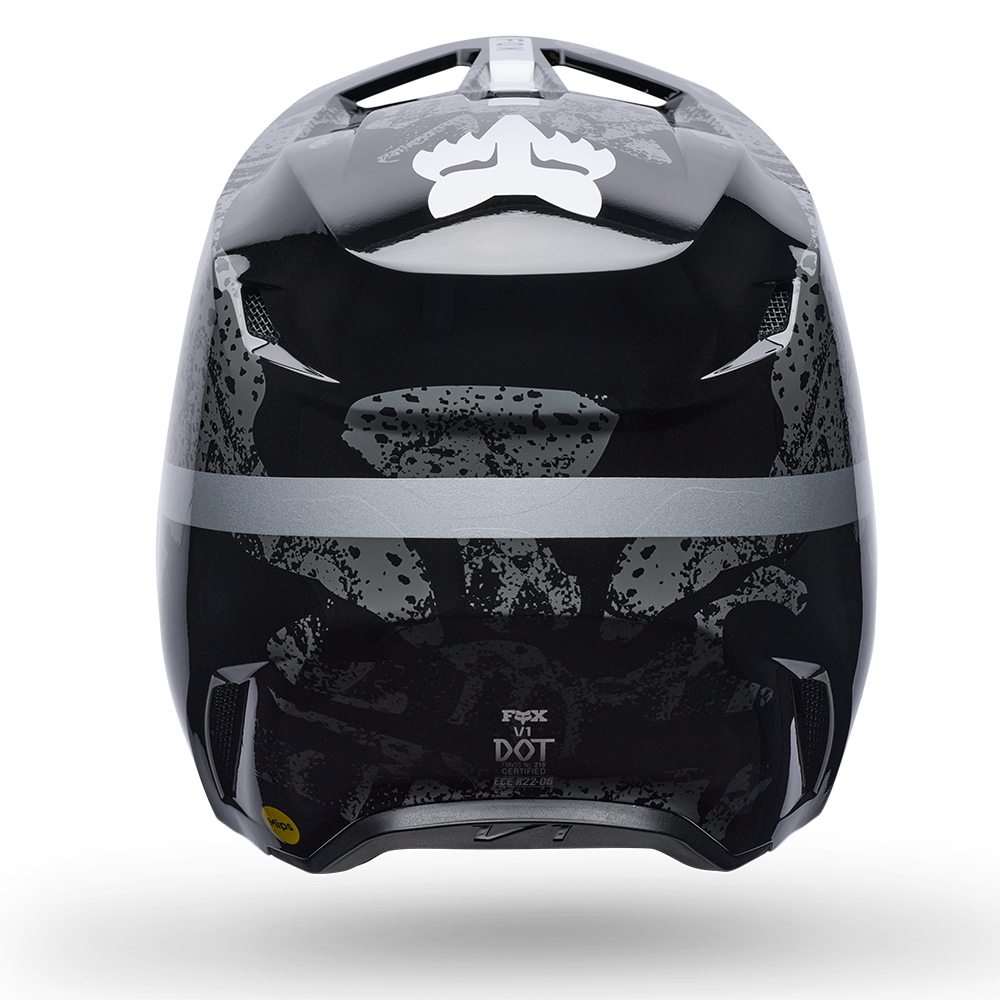 Fox V1 BNKR Helmet - (Black Camo)