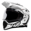 Nitro MX780 Podium Adventure Helmet (White Black) Gloss