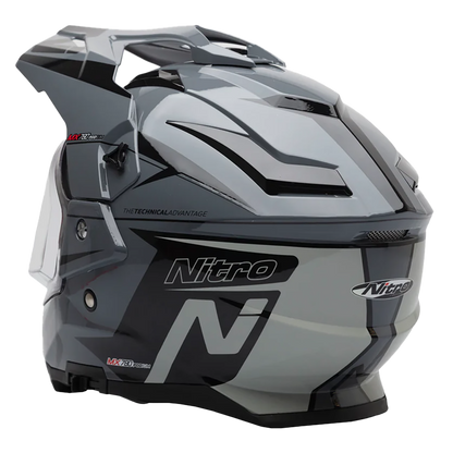 Nitro MX780 Podium Adventure Helmet (Black Gun Grey) Gloss