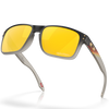 Oakley Holbrook Sunglasses - Prizm 24K Polarized Lenses (Troy Lee Designs Black Fade Frame)