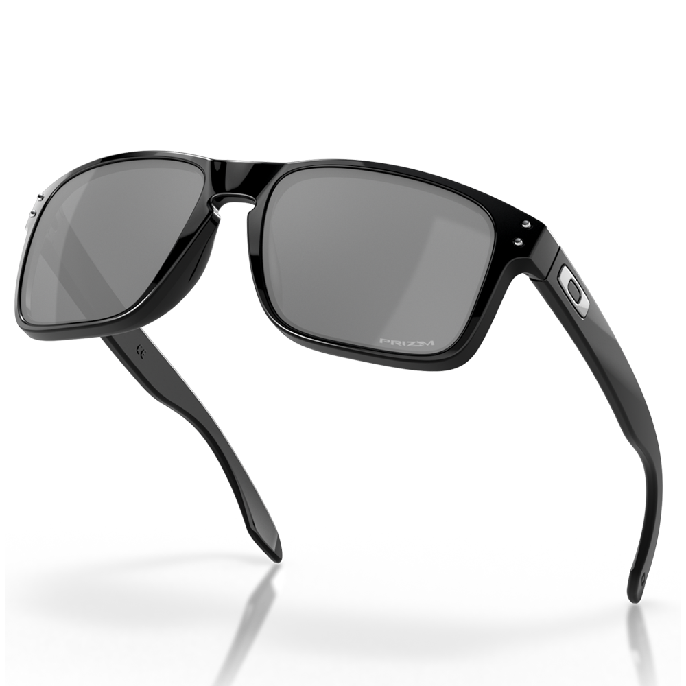 Oakley Holbrook Sunglasses - Prizm Grey Lenses - Non Polarised (Gloss Black Frame)