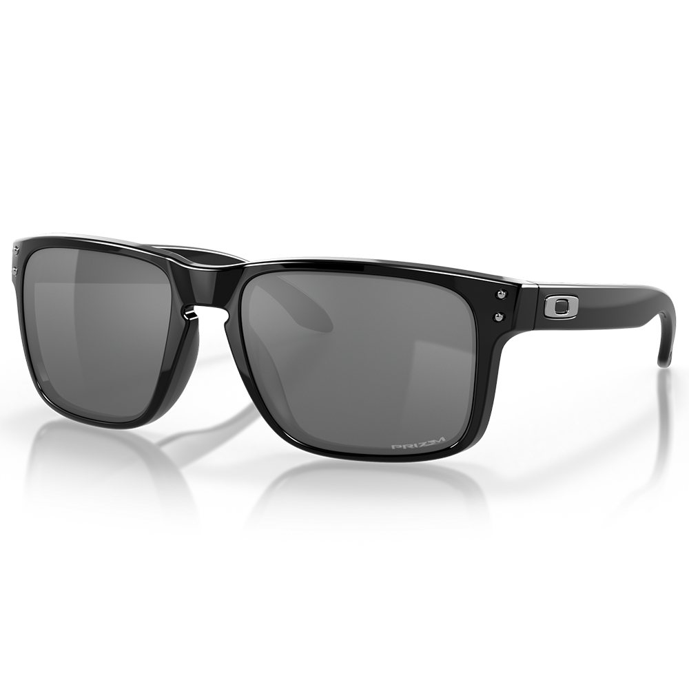 Oakley Holbrook Sunglasses - Prizm Grey Lenses - Non Polarised (Gloss Black Frame)