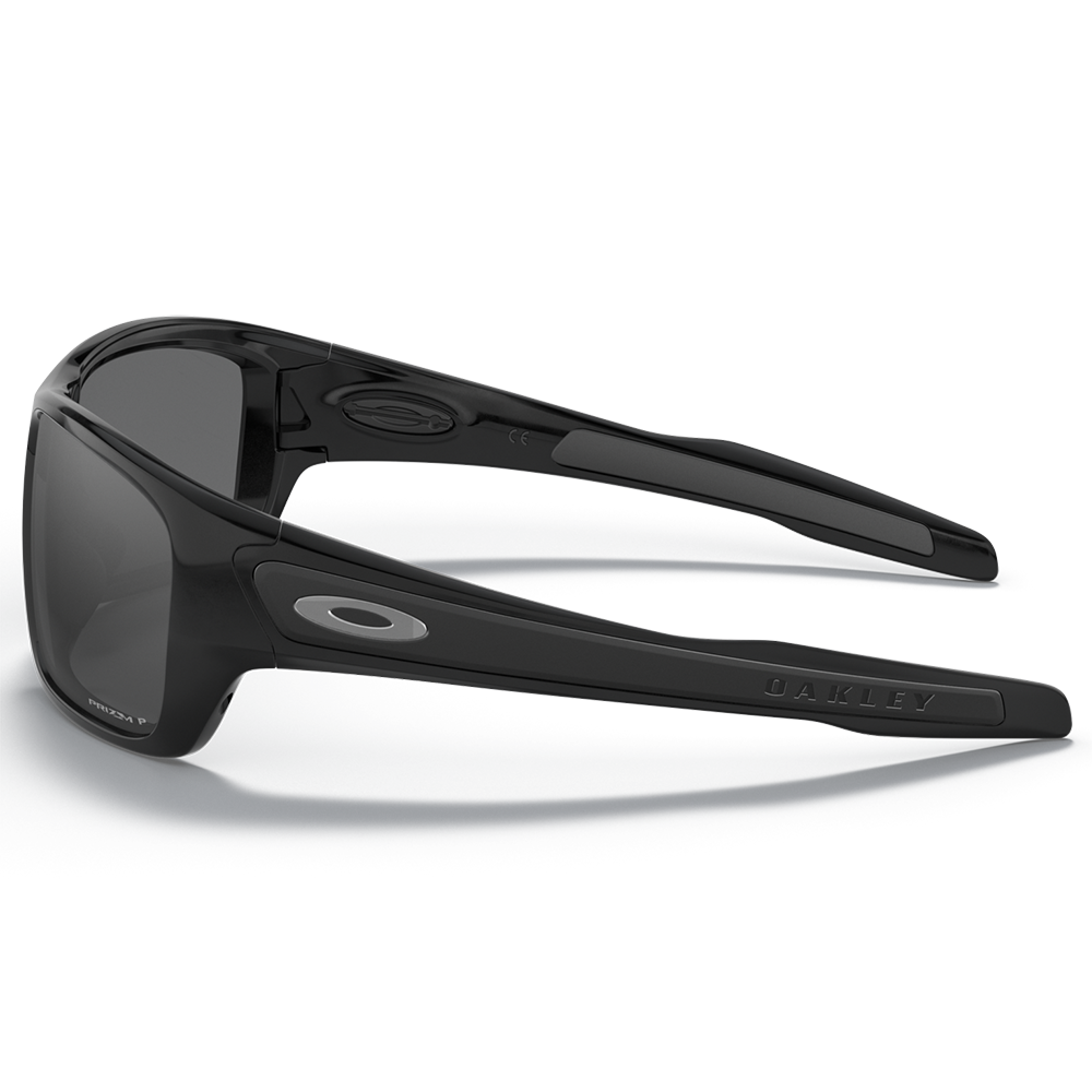 Oakley Turbine Sunglasses - Prizm Black Polarized Lenses (Polished Black Frame)