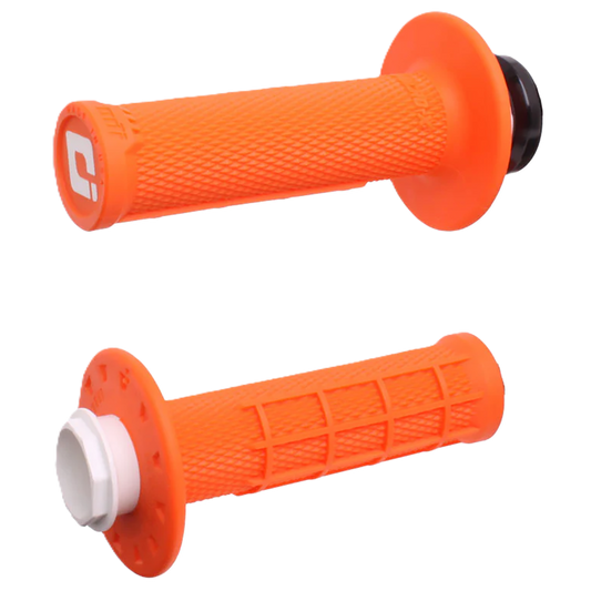 ODI  Micro-X V2 Half Waffle Grips (Orange)
