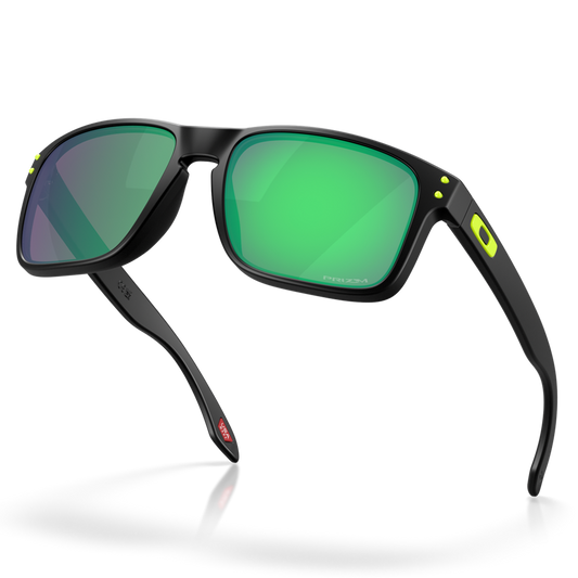 Oakley Holbrook Sunglasses - Prizm Road Jade Lenses (Matte Black Frame)