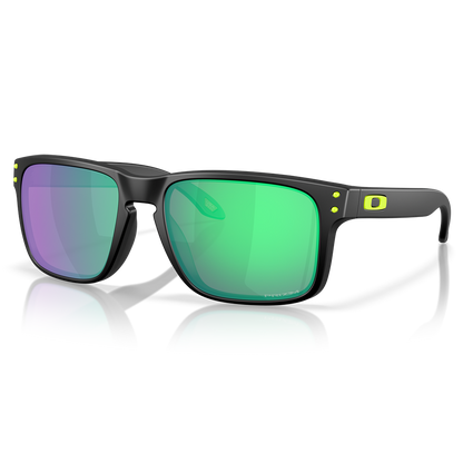 Oakley Holbrook Sunglasses - Prizm Road Jade Lenses (Matte Black Frame)