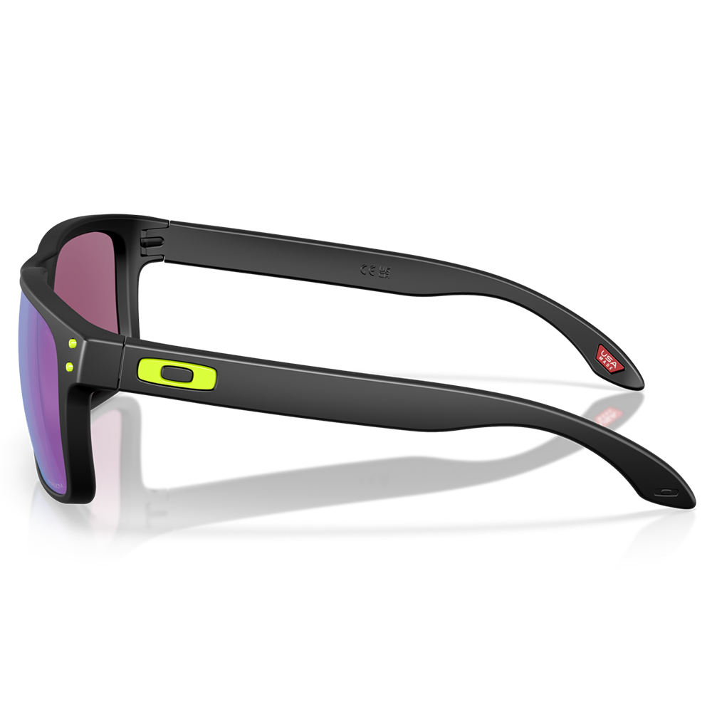 Oakley Holbrook Sunglasses - Prizm Road Jade Lenses (Matte Black Frame)