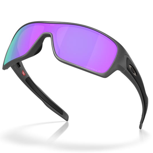 Oakley Turbine Rotor Sunglasses - Prizm Violet Polarized Lenses (Matte Steel Frame)