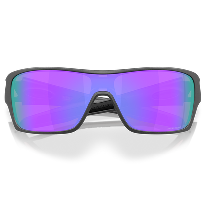 Oakley Turbine Rotor Sunglasses - Prizm Violet Polarized Lenses (Matte Steel Frame)