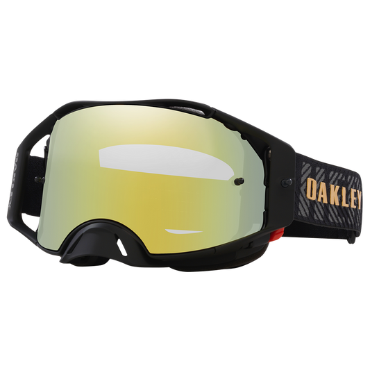 Oakley Airbrake Jeffrey Herlings Signature Goggles - 24K Iridium Lens (Black)