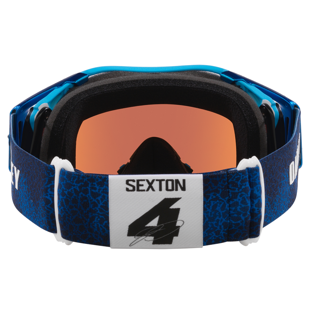Oakley Airbrake Chase Sexton Signature Goggles - Prizm MX Sapphire Iridium Lens (Dark Blue Strap)