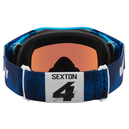 Oakley Airbrake Chase Sexton Signature Goggles - Prizm MX Sapphire Iridium Lens (Dark Blue Strap)