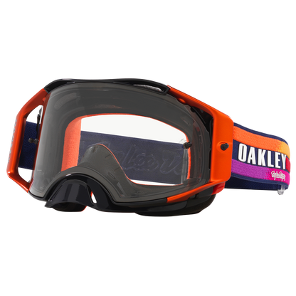 Oakley Airbrake Troy Lee Designs Goggles - Clear Lens (Navy Sunrise)