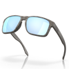 Oakley Holbrook Sunglasses - Prizm Deep Water Polarized Lenses (Woodgrain Frame)