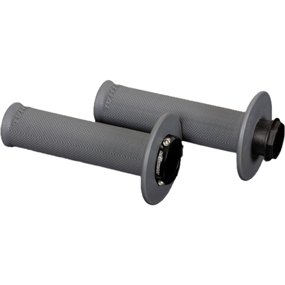 Renthal Lock-On Diamond MX Grips - Medium Compound (Grey)