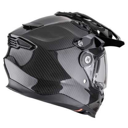 Scorpion ADF-9000 Carbon Air Adventure Helmet (Solid Black) Gloss